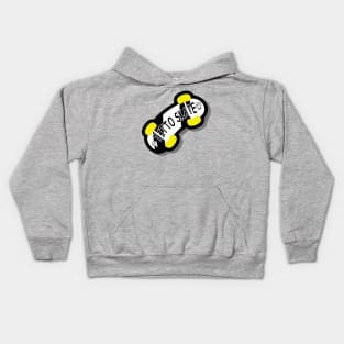 Skateboard sport illustration Kids Hoodie